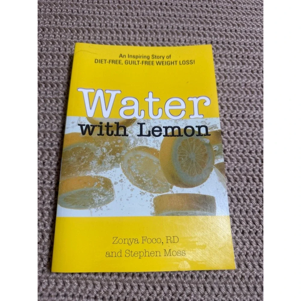 Zonya Foco Lickety-Split Meals Cookbook and Water with Lemon Health Novel Set